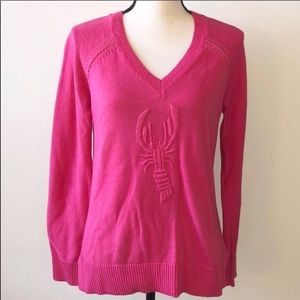 Lilly Pulitzer Pink Lobster Sweater - NWOT